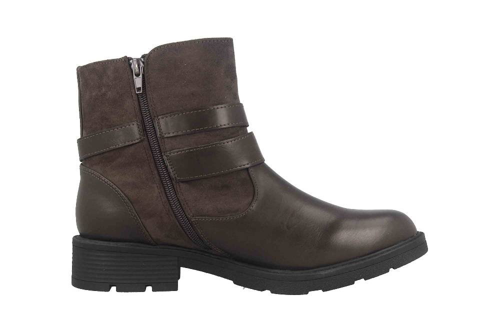 Fitters Footwear Stiefeletten in Übergrößen Grau 2237218 Laia Grey große Damenschuhe Begrenzt auf 3 Tage