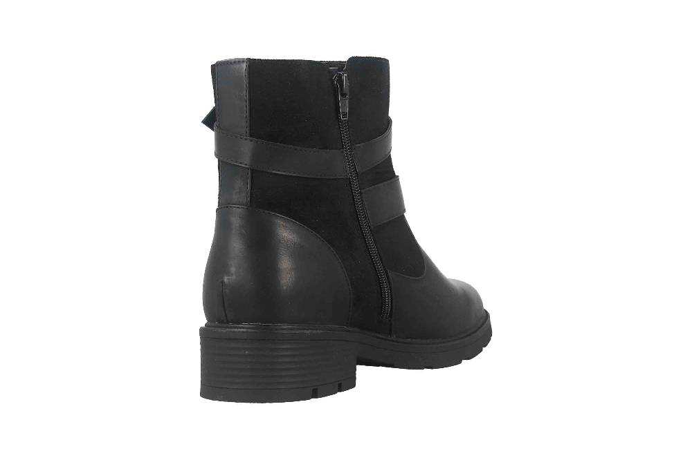 Fitters Footwear Stiefeletten in Übergrößen Schwarz 2237218 Laia Black große Damenschuhe Speichern exportieren