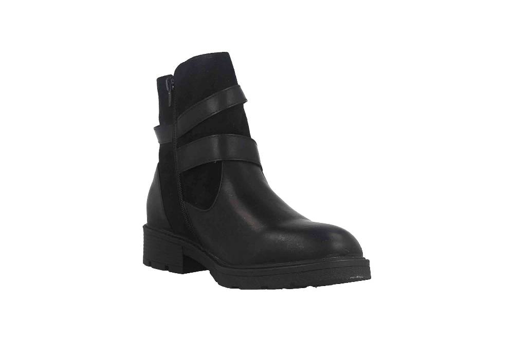 Fitters Footwear Stiefeletten in Übergrößen Schwarz 2237218 Laia Black große Damenschuhe Speichern exportieren