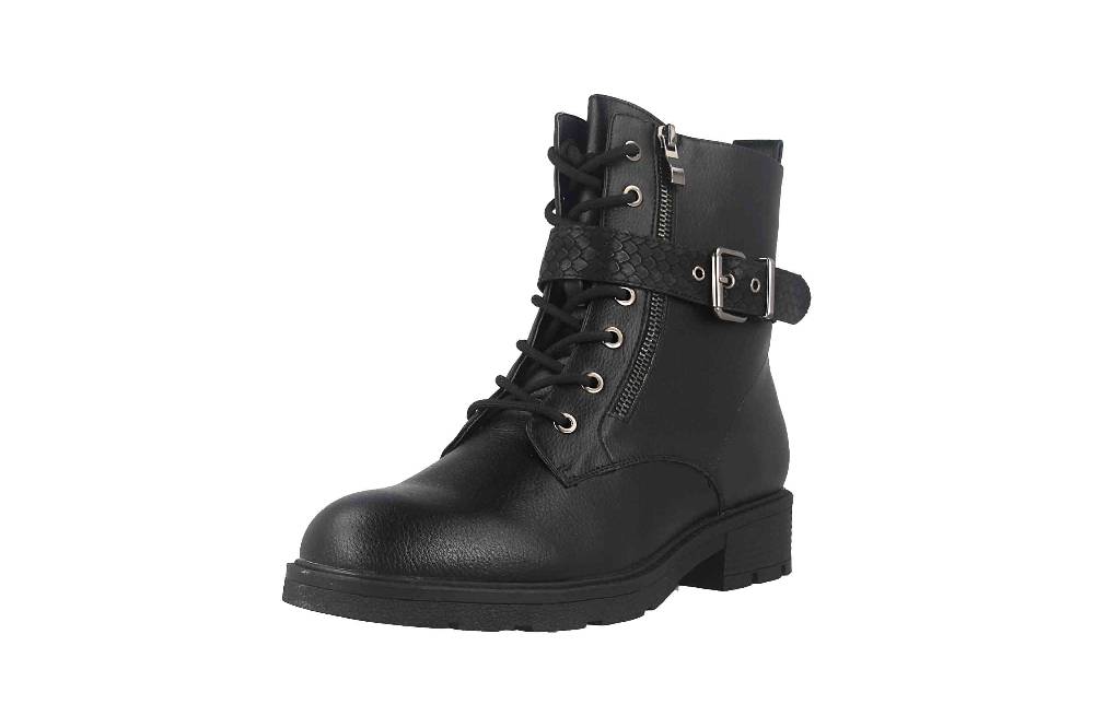 Tamaris Comfort Fit Stiefel in Übergrößen Schwarz 8-8-55503-21 001 große Damenschuhe Black Friday Preise