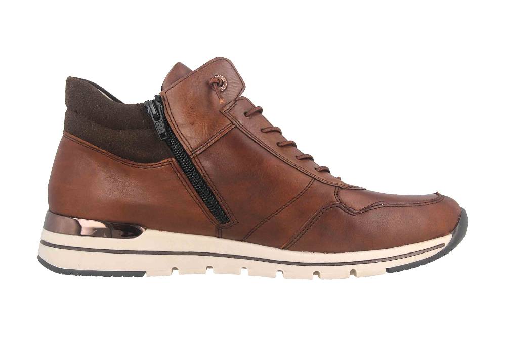 Remonte Sneaker in Übergrößen Braun R6771-22 große Damenschuhe Im Verkauf