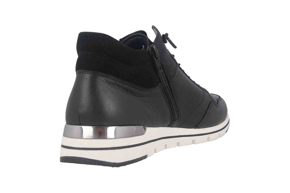 Remonte Sneaker in Übergrößen Schwarz R6771-01 große Damenschuhe zollfrei