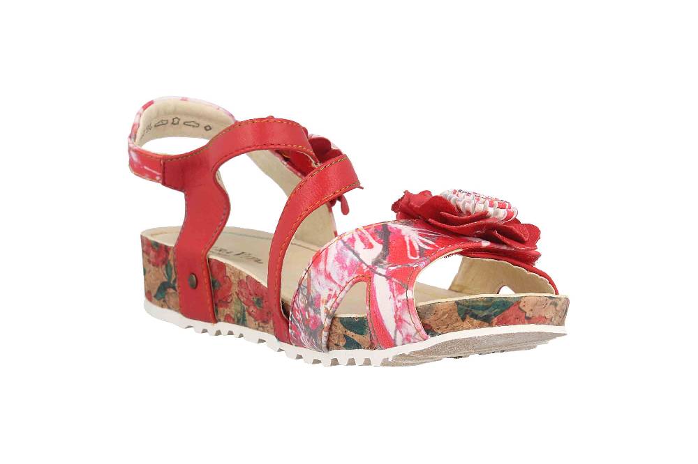 Laura Vita Sandalen in Übergrößen Mehrfarbig BRCYANO 68 Rouge große Damenschuhe Angebote