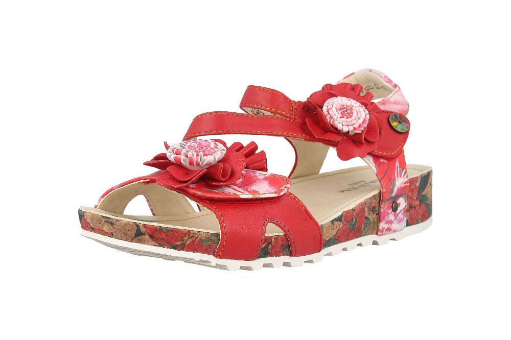 Laura Vita Sandalen in Übergrößen Mehrfarbig BRCYANO 68 Rouge große Damenschuhe Angebote