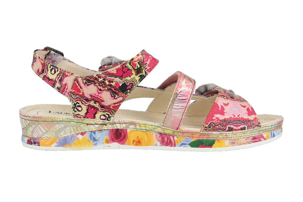 Laura Vita Sandalen in Übergrößen Mehrfarbig BRCUELO 06 Peche große Damenschuhe Günstiger Verkauf