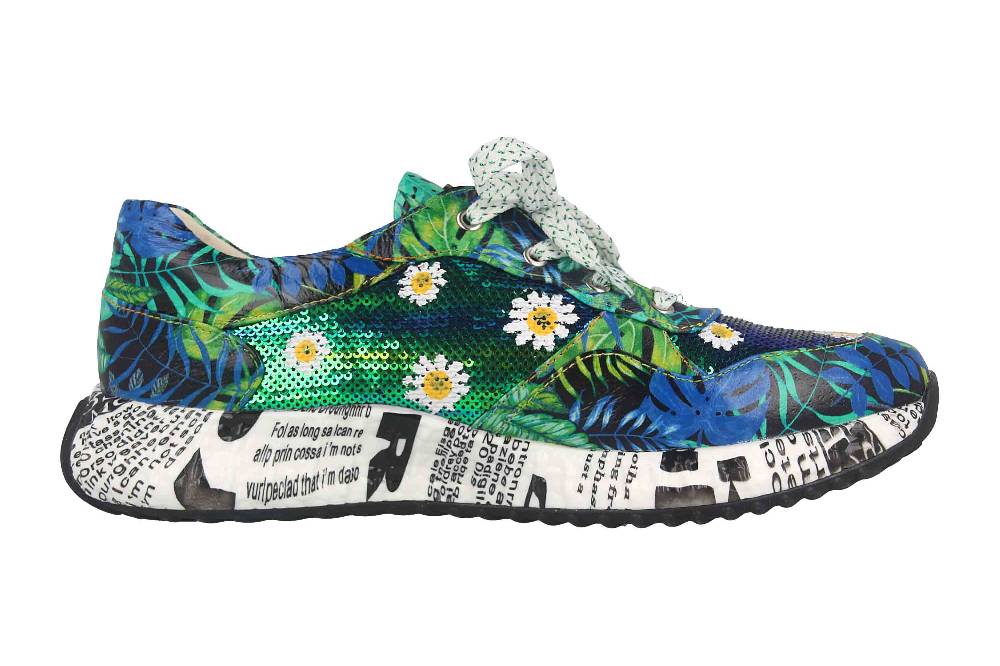 Laura Vita Sneaker in Übergrößen Mehrfarbig BURTON 05 Vert große Damenschuhe Kostenloser Versand
