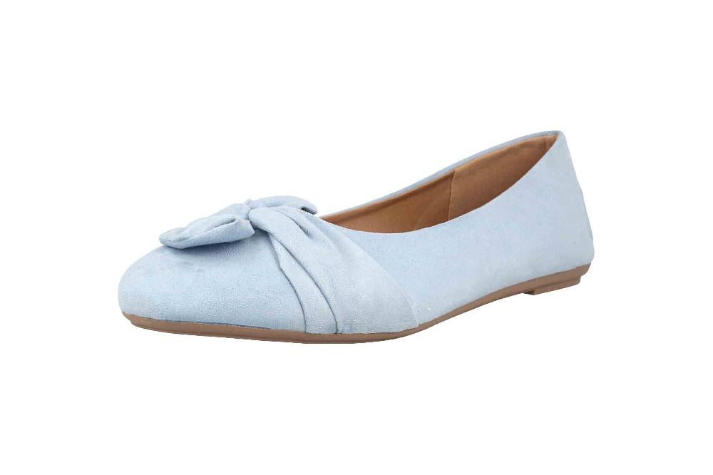 Fitters Footwear Maike Ballerinas in Übergrößen Blau 2.589641 Blue große Damenschuhe Großer Ausverkauf