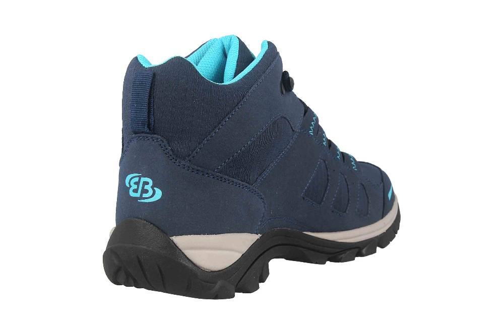 Brütting Mount Frakes High Trekkingschuhe in Übergrößen Blau 221260 große Damenschuhe Begrenztes Angebot