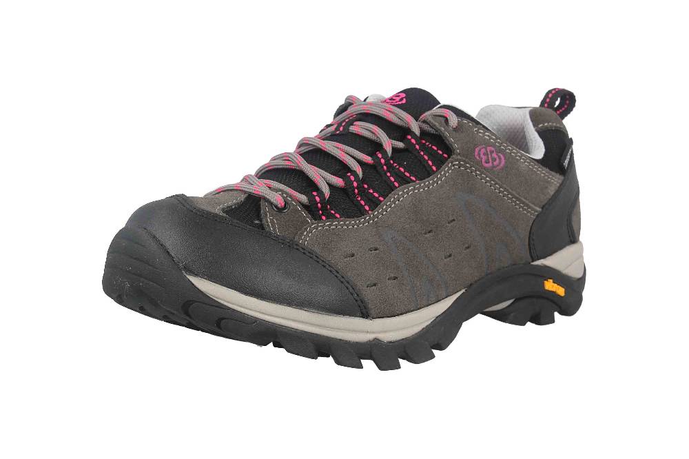 Brütting Mount Bona Low Trekkingschuhe in Übergrößen Grau 211309 große Damenschuhe Cyber Monday
