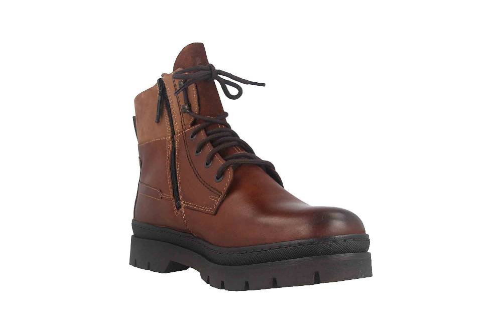 Fretz Men Zoran Boots in Übergrößen Braun 2413.8471-82 große Herrenschuhe Weihnachtsangebot