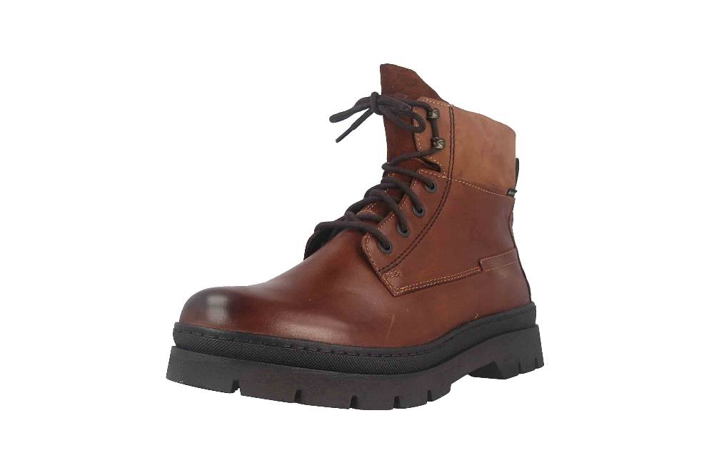 Fretz Men Zoran Boots in Übergrößen Braun 2413.8471-82 große Herrenschuhe Weihnachtsangebot