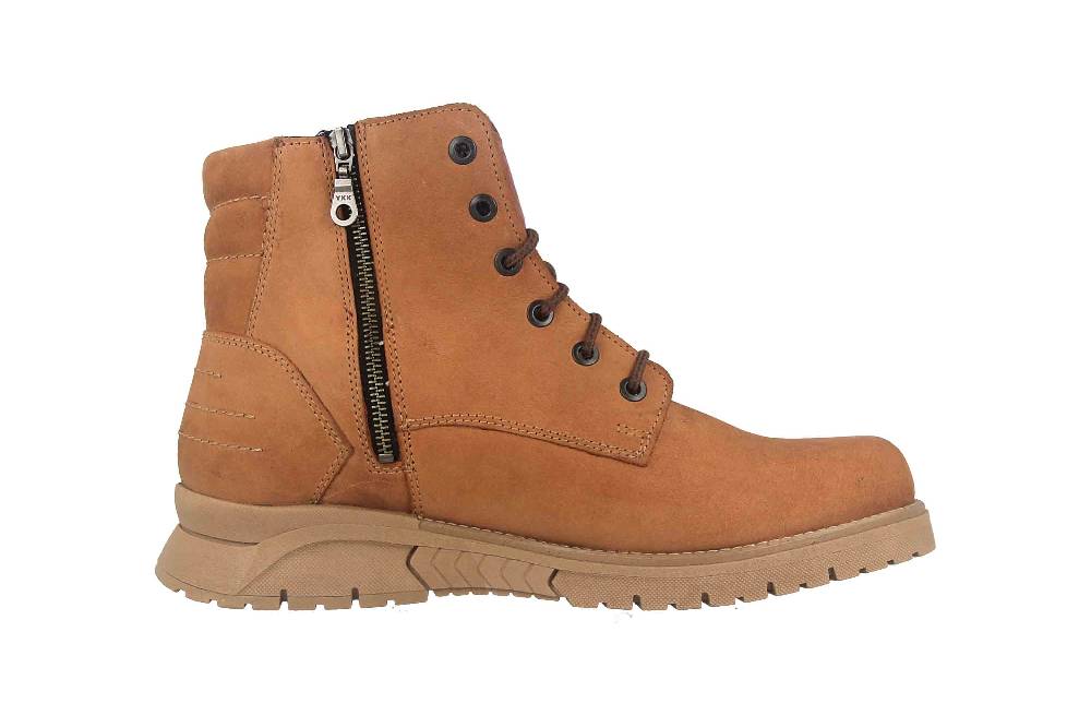 Fretz Men Cooper Boots in Übergrößen Braun 1334.1416-89 große Herrenschuhe Osterangebot