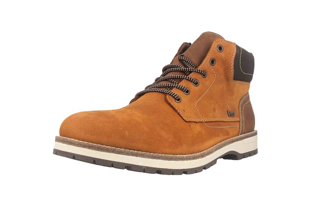 Rieker Stiefel in Übergrößen Gelb F3934-68 große Herrenschuhe Valentinstagsangebot