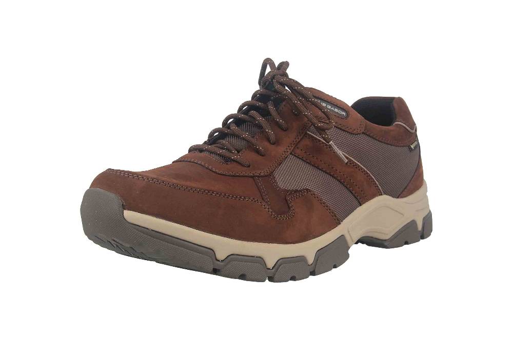 Pius Gabor Sneaker in Übergrößen Braun 0533.51.23 große Herrenschuhe Top Angebot
