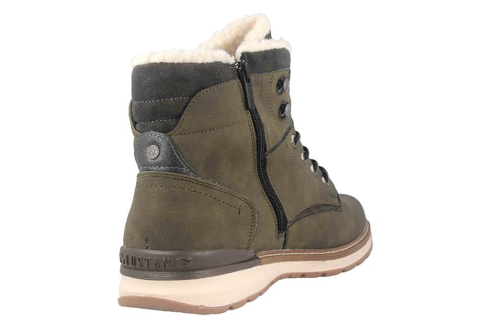 Mustang Shoes Boots in Übergrößen Grün 4141-604-770 große Herrenschuhe Online Outlet