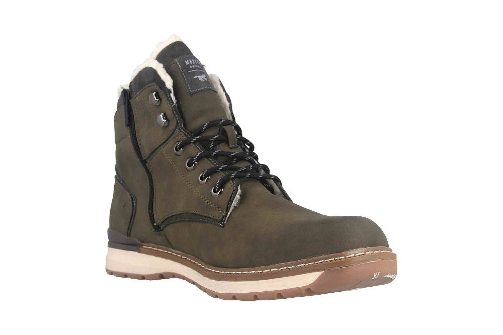 Mustang Shoes Boots in Übergrößen Grün 4141-604-770 große Herrenschuhe Online Outlet