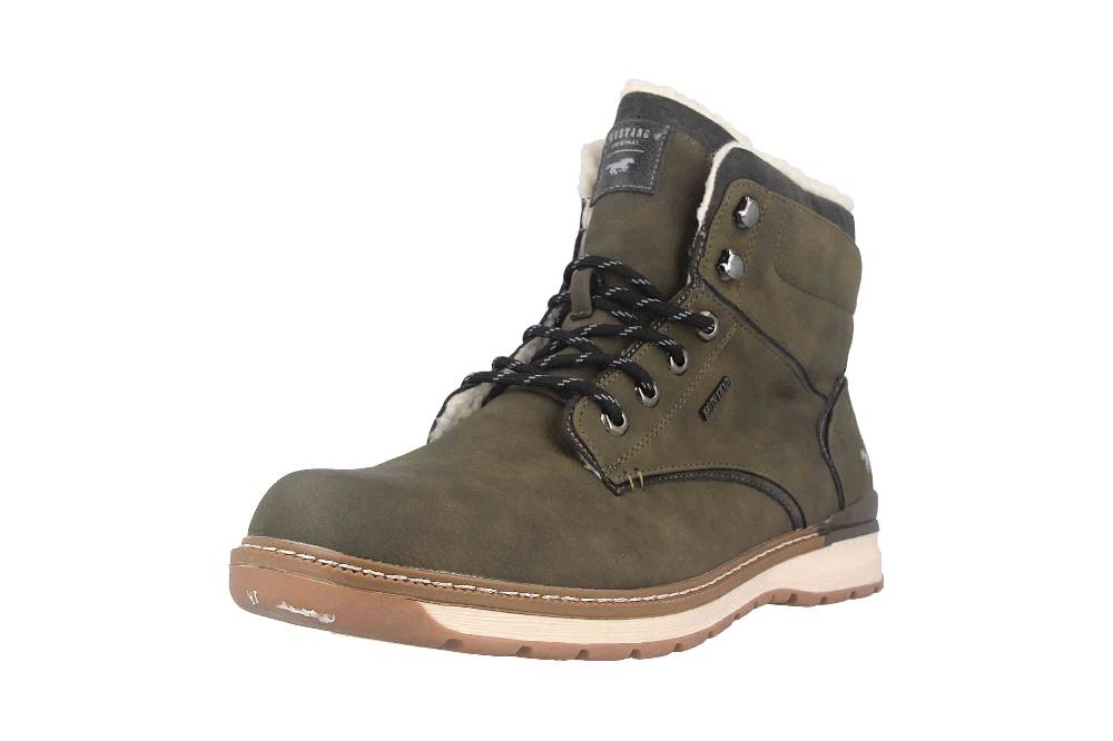 Mustang Shoes Boots in Übergrößen Grün 4141-604-770 große Herrenschuhe Online Outlet