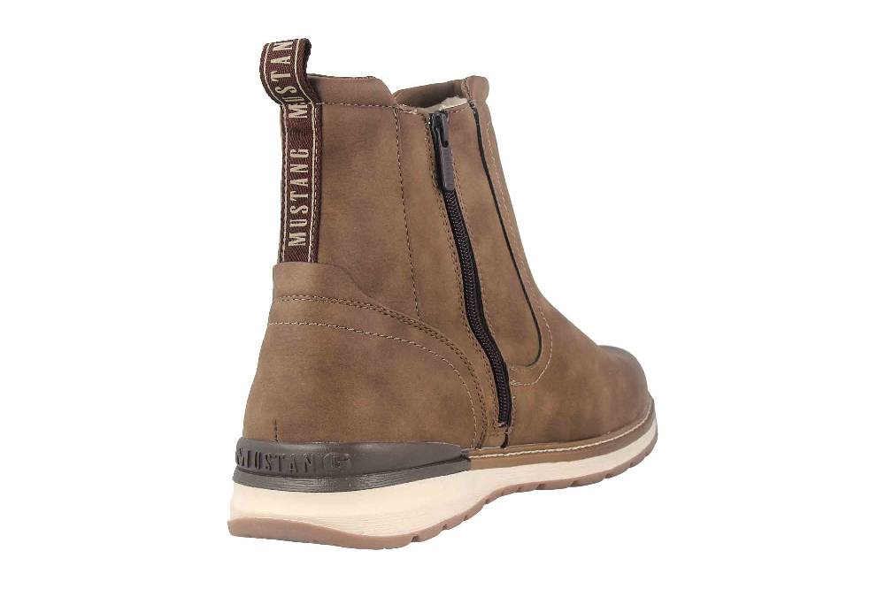 Mustang Shoes Stiefeletten in Übergrößen Braun 4141-612-308 große Herrenschuhe Exklusive Angebote