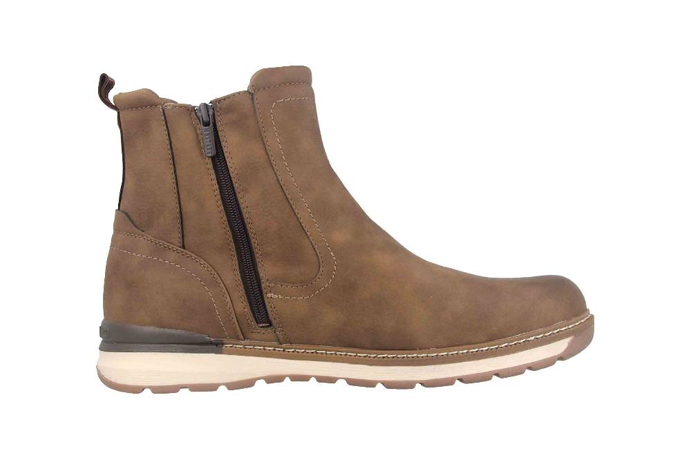 Mustang Shoes Stiefeletten in Übergrößen Braun 4141-612-308 große Herrenschuhe Exklusive Angebote