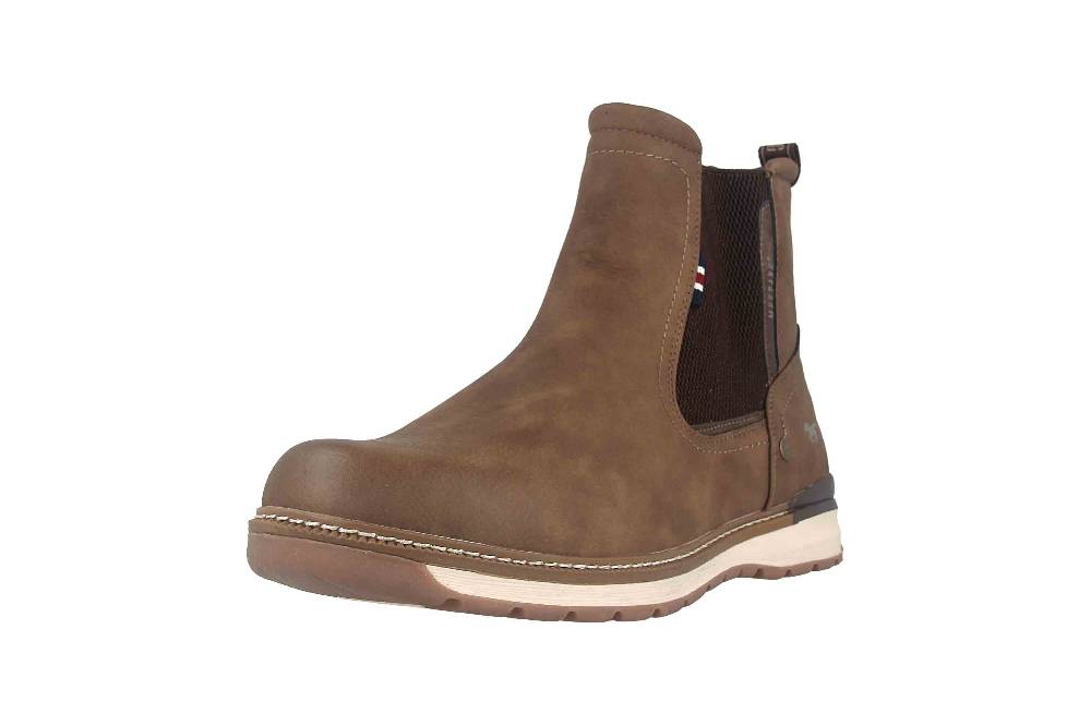 Mustang Shoes Stiefeletten in Übergrößen Braun 4141-612-308 große Herrenschuhe Exklusive Angebote