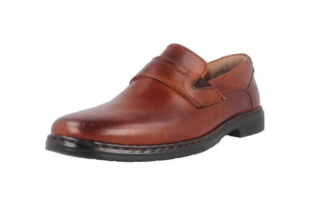 Josef Seibel Alastair 15 Slipper in Übergrößen Braun 42815 859 370 große Herrenschuhe Räumungsverkauf