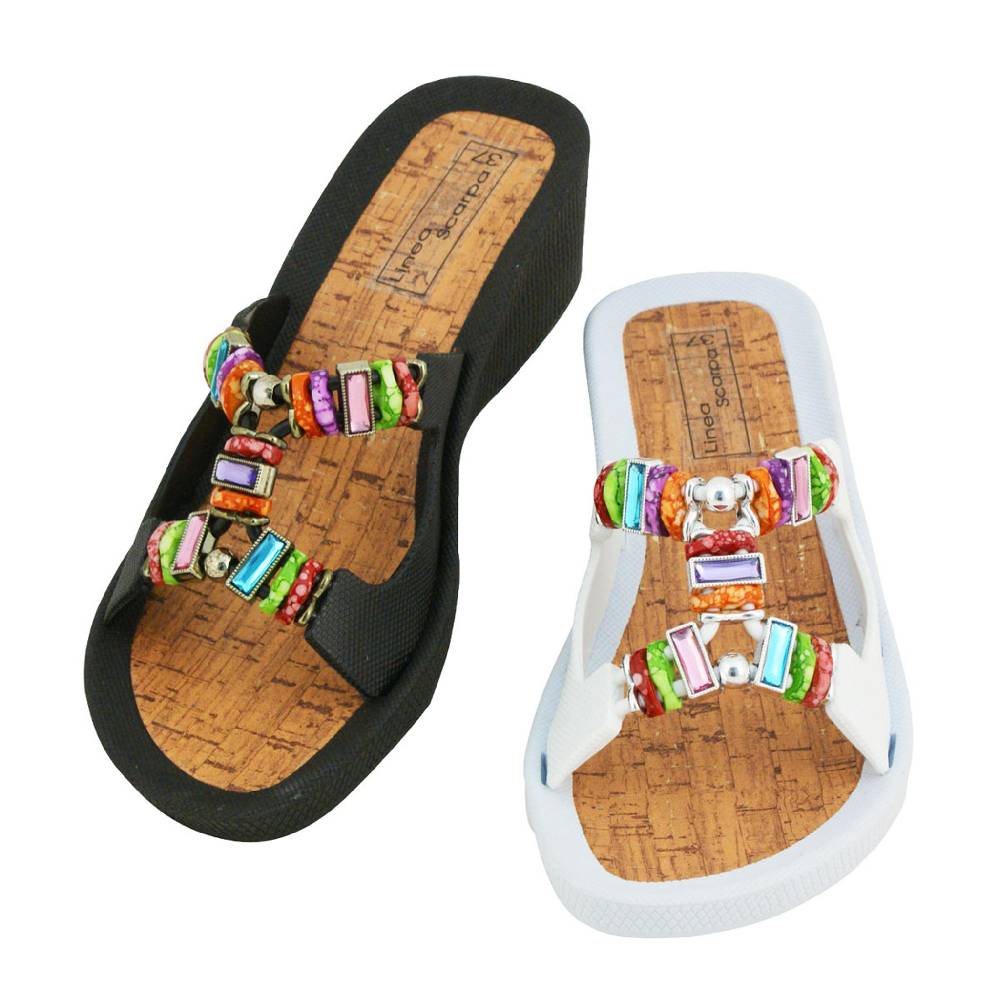 Beachandstreet Badeschuhe Santorin schwarz oder weiss haltgebend und mit Absatz Fabrikladen