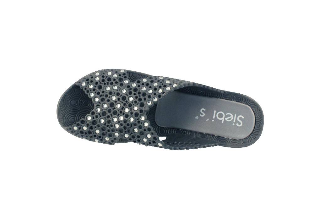 Beachandstreet Badeschuhe Damen Thira mit Strass und Keilabsatz 2025