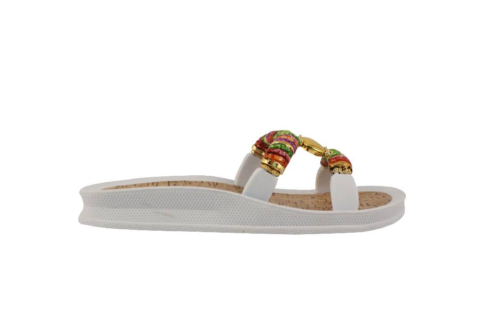 Beachandstreet Badeschuhe Damen • Rhodos • Badepantolette für Frauen mit H-Oberteil Meist gekauft