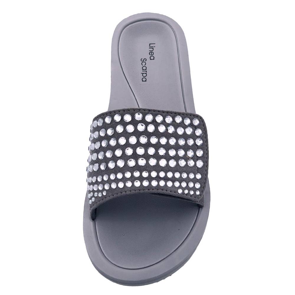 Beachandstreet Badeschuhe Rügen für Pool Wellness Spa mit Strass und Klettverschluss Fabrikpreis