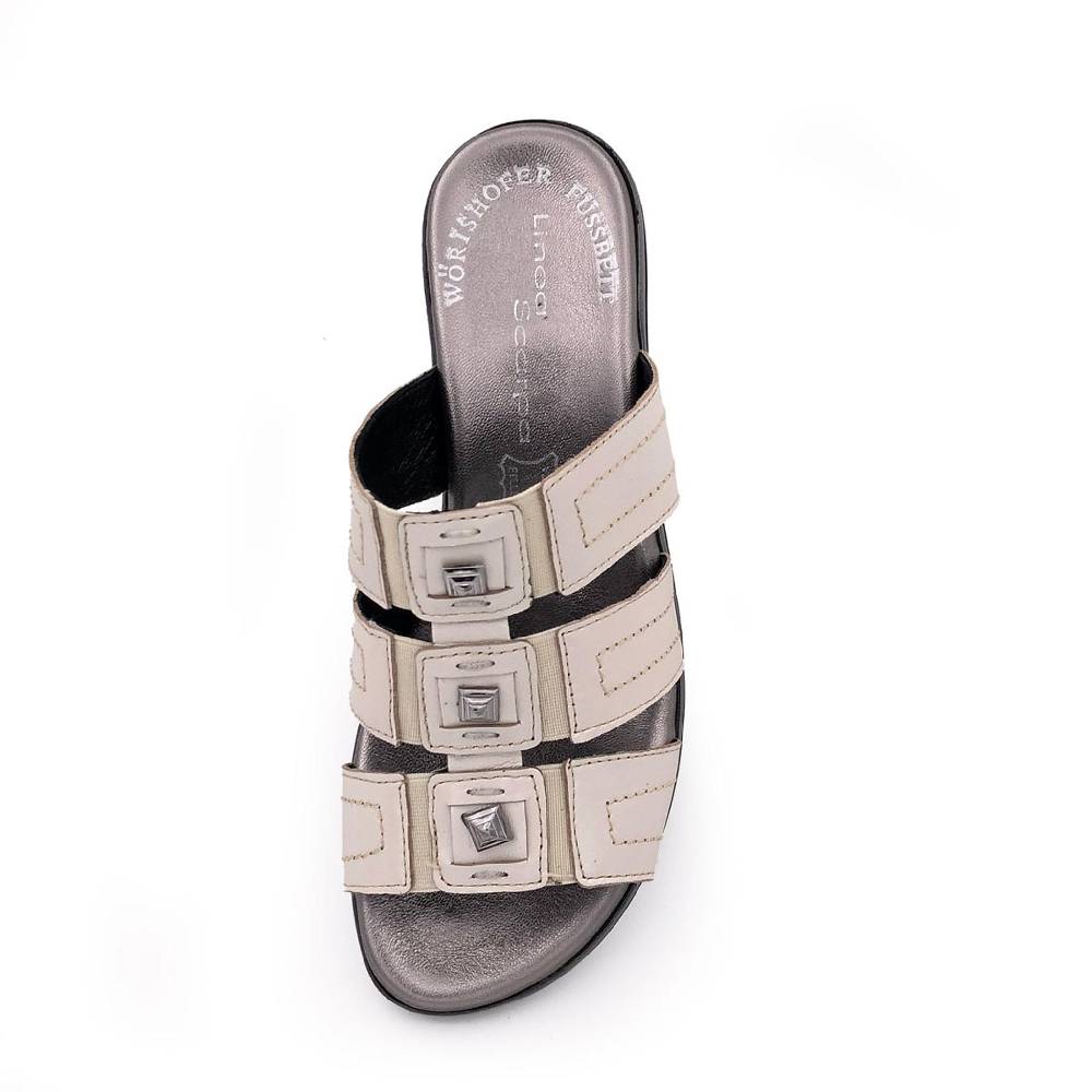 Beachandstreet Modische Fussbettsandale "Greta F" - made in Italy Black Friday