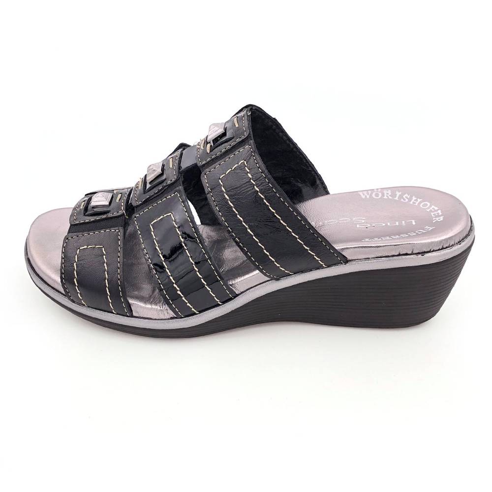 Beachandstreet Modische Fussbettsandale "Greta F" - made in Italy Black Friday