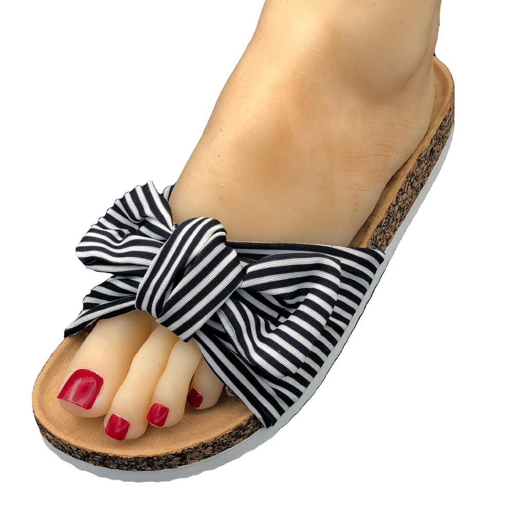 Beachandstreet Sylt - Wellness Pantolette Damen mit Fussbett von Linea Scarpa Valentinstagsangebot