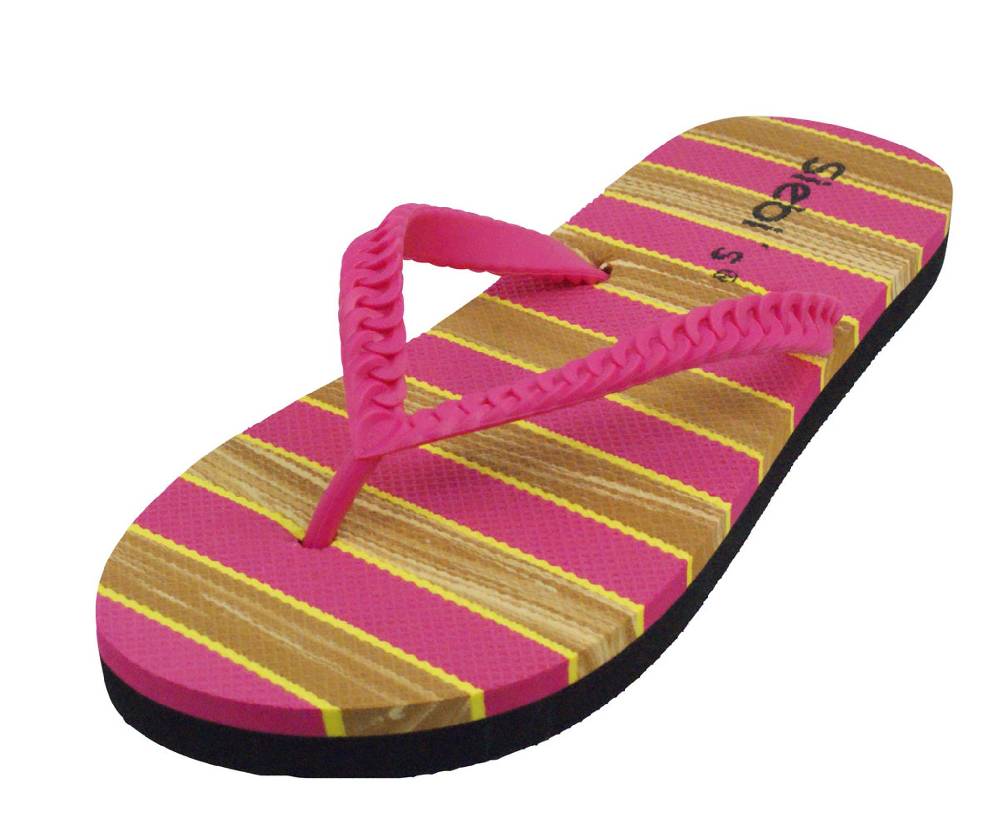 Beachandstreet Badeschuhe Damen • Maui • Zehentrenner für Frauen in knalligen Farben Kostenlose Rückgabe