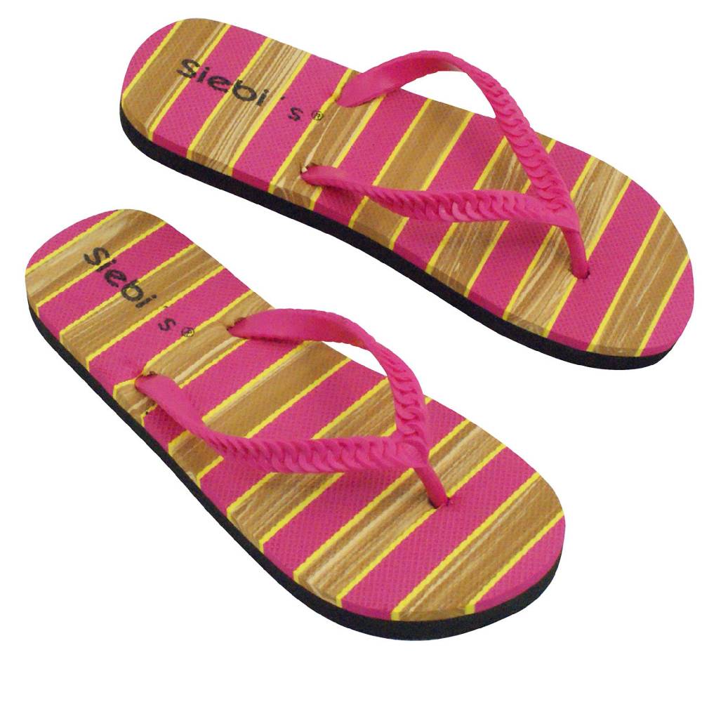 Beachandstreet Badeschuhe Damen • Maui • Zehentrenner für Frauen in knalligen Farben Kostenlose Rückgabe