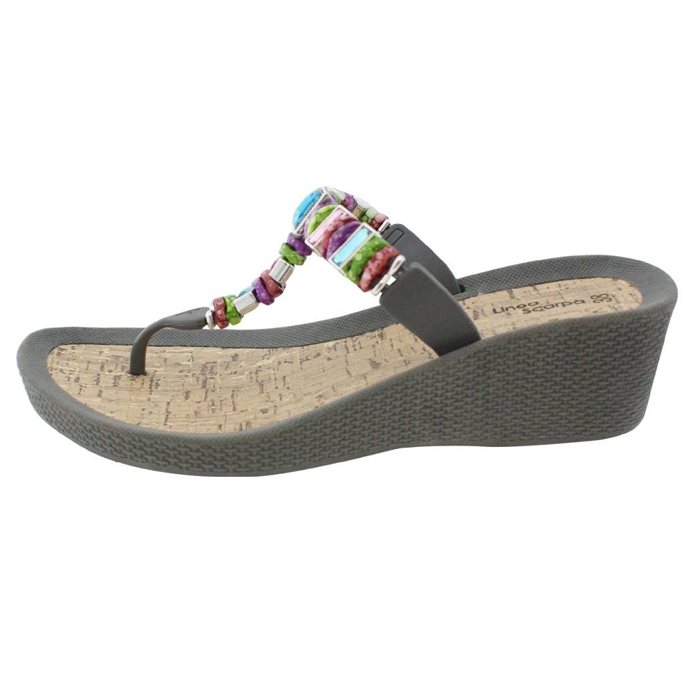 Beachandstreet Poolschuhe Malibu Zehengreifer mit Keilabsatz Letzter Tag