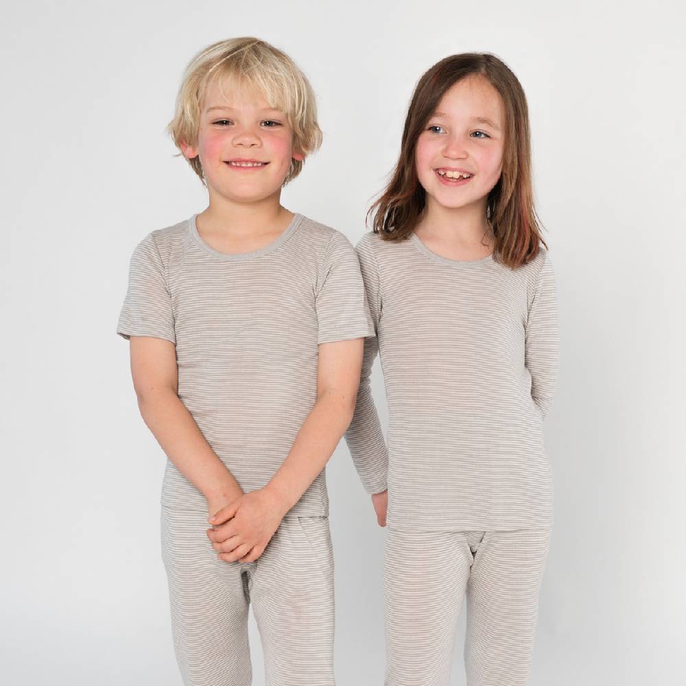LIVING CRAFTS - Langarm-Shirt - Grey/Natural Striped 50% Rabatt für begrenzte Zeit