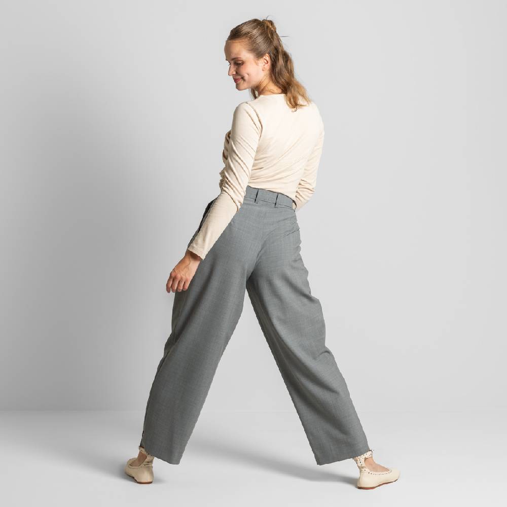 LIVING CRAFTS ELEXA - Hose - Grey Melange Muttertagsangebot