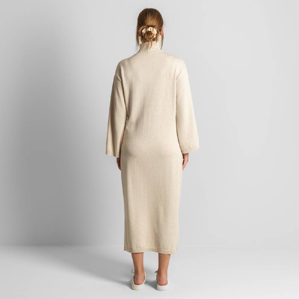 LIVING CRAFTS EELA - Strickkleid - Sand Vatertagsangebot