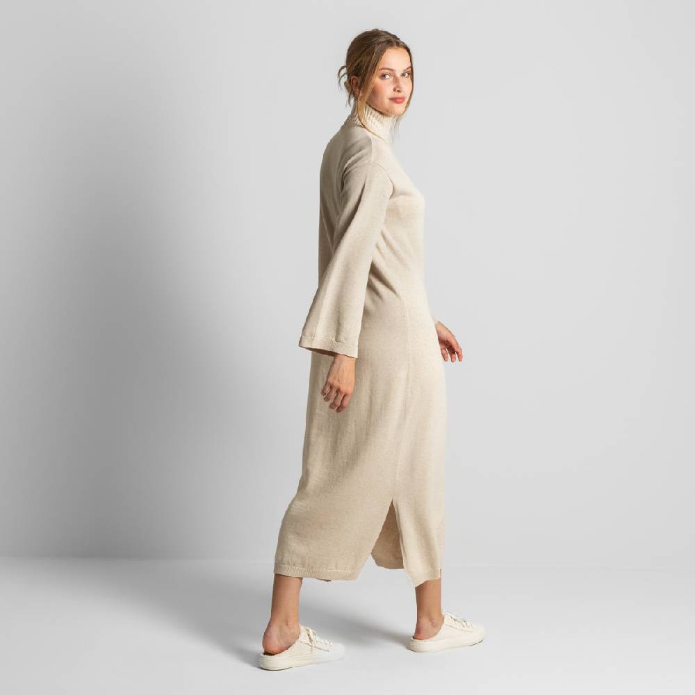 LIVING CRAFTS EELA - Strickkleid - Sand Vatertagsangebot