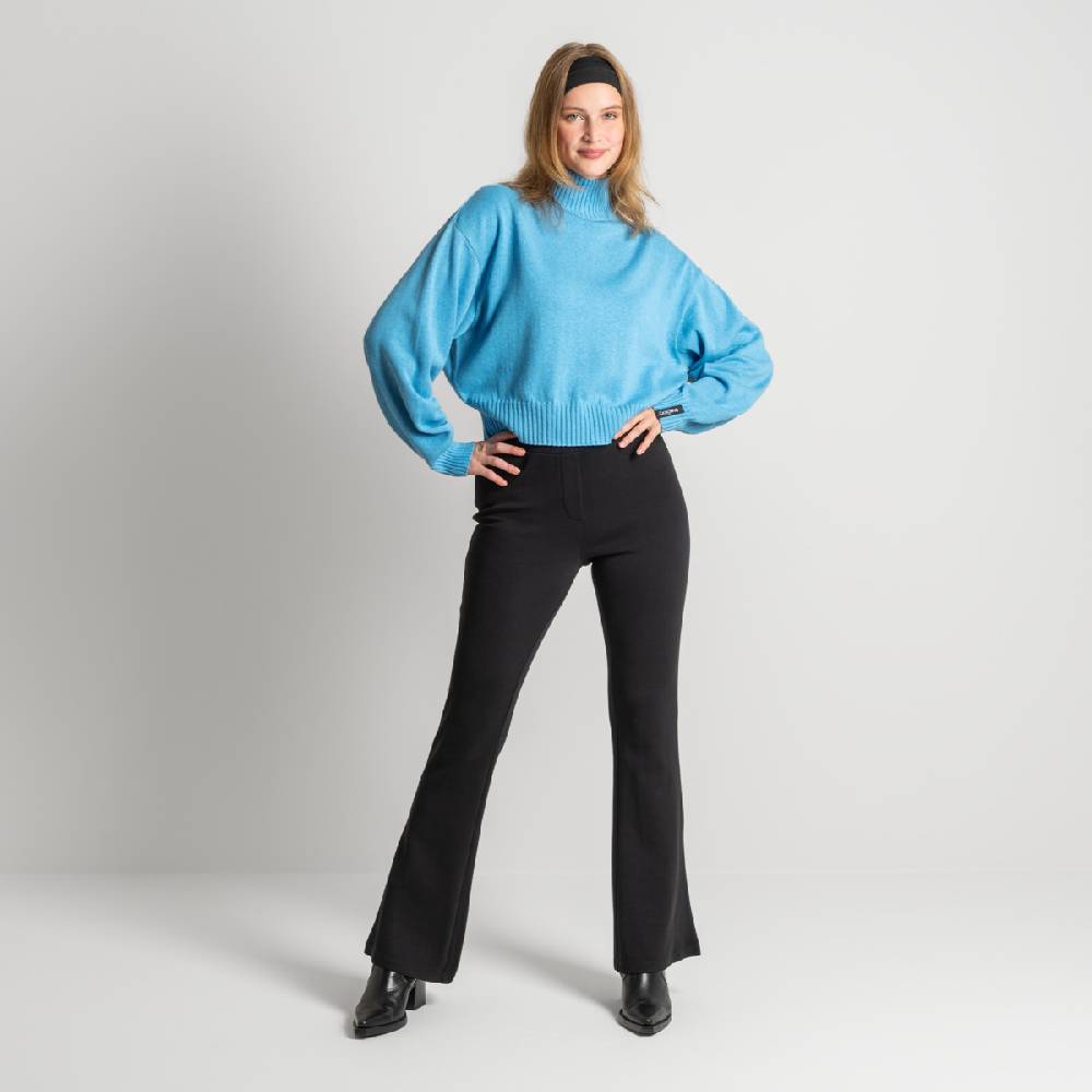 LIVING CRAFTS EUGENIE - Oversized Pullover - Cool Blue Lagerräumung