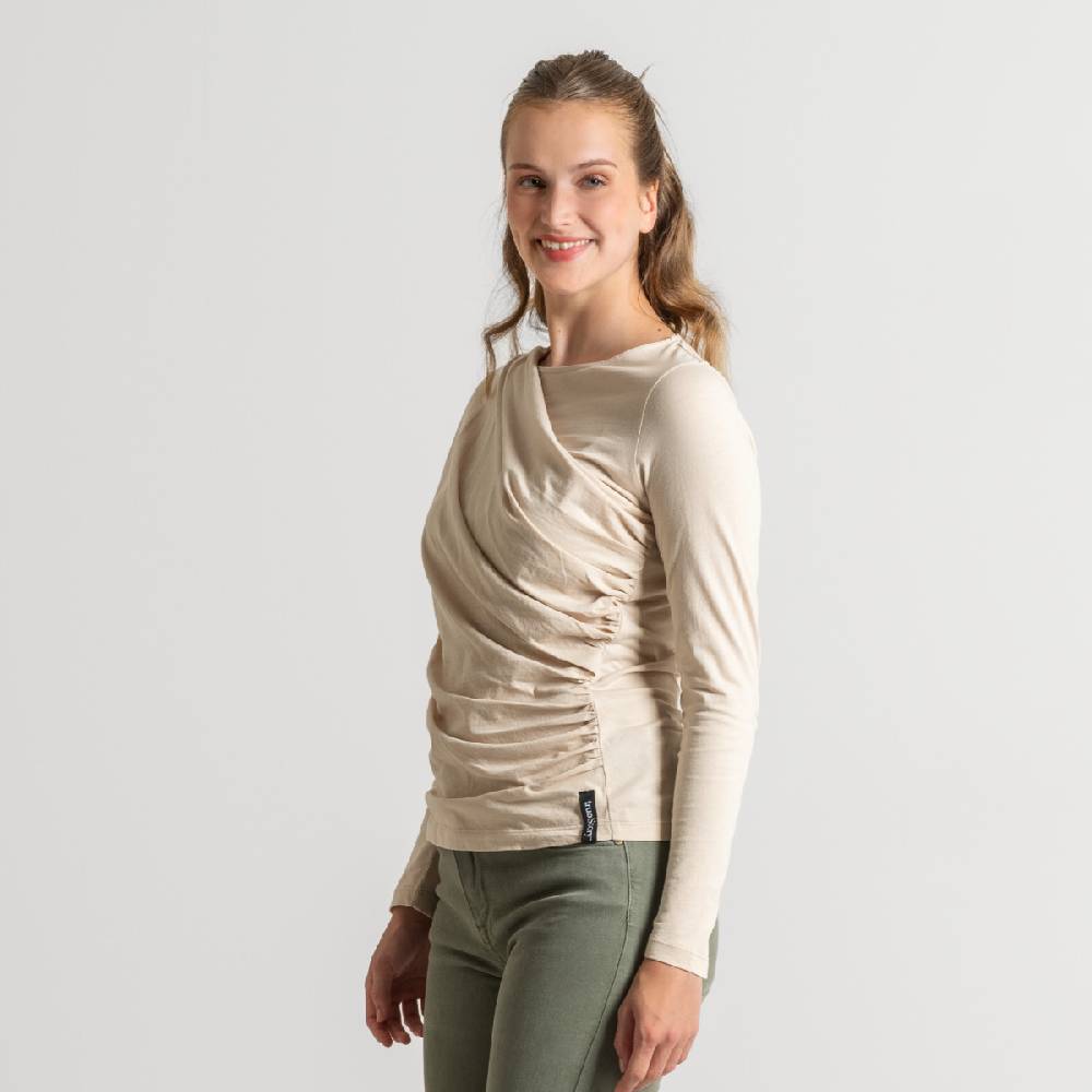 LIVING CRAFTS ELIN - Langarm Shirt - Sand Große Rabatte