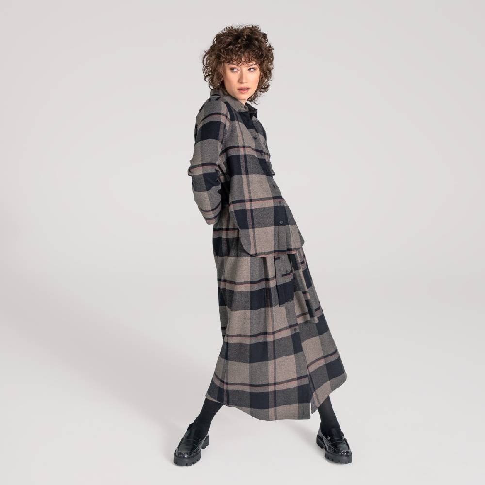 LIVING CRAFTS CHARU - Kleid - Black Check Saisonale Angebote