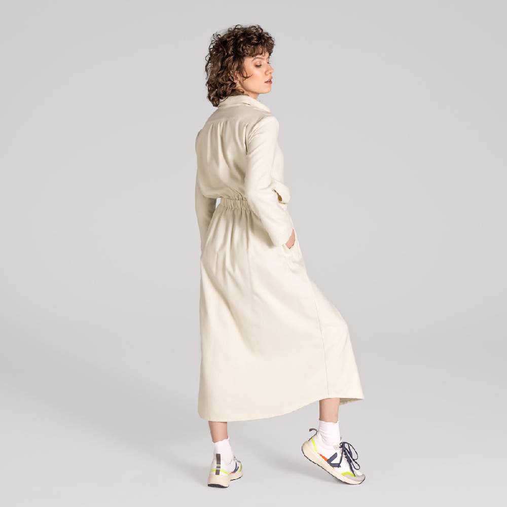 LIVING CRAFTS CHARU - Kleid - Stone Grey Räumungsverkauf