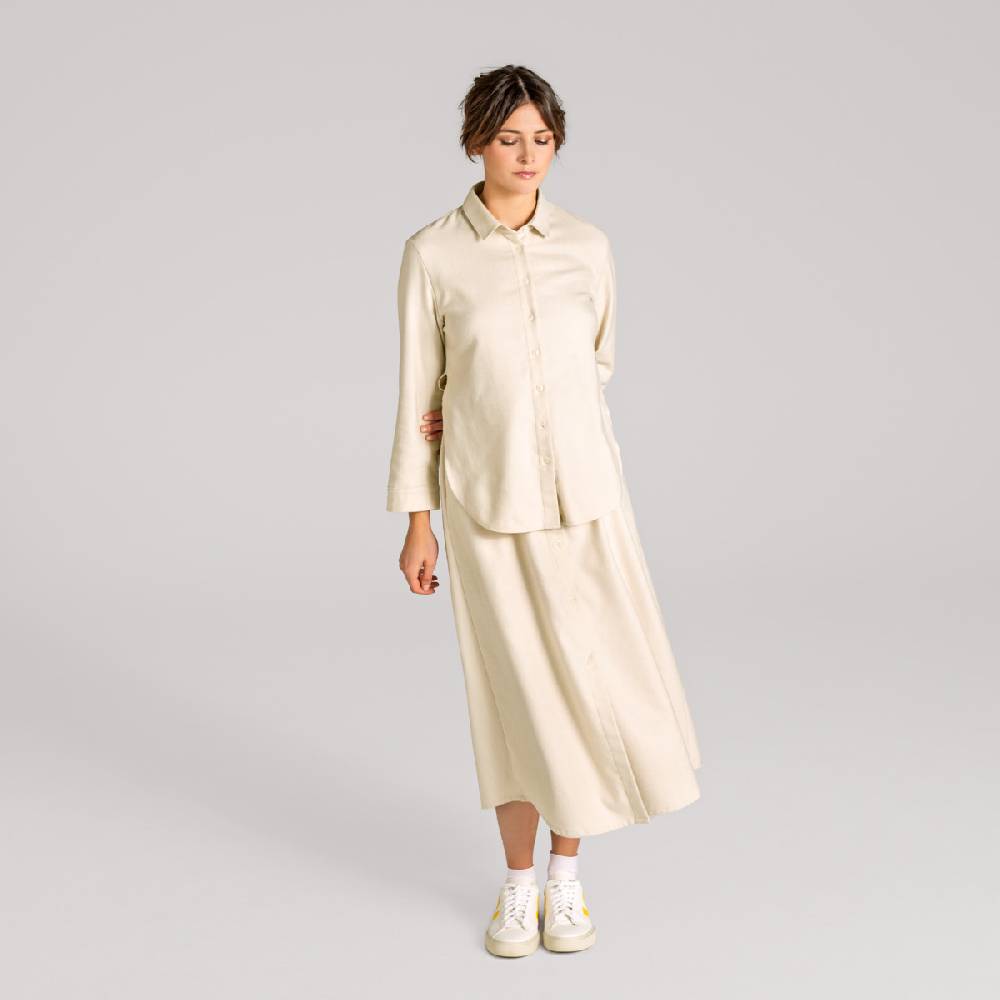 LIVING CRAFTS CHARU - Kleid - Stone Grey Räumungsverkauf