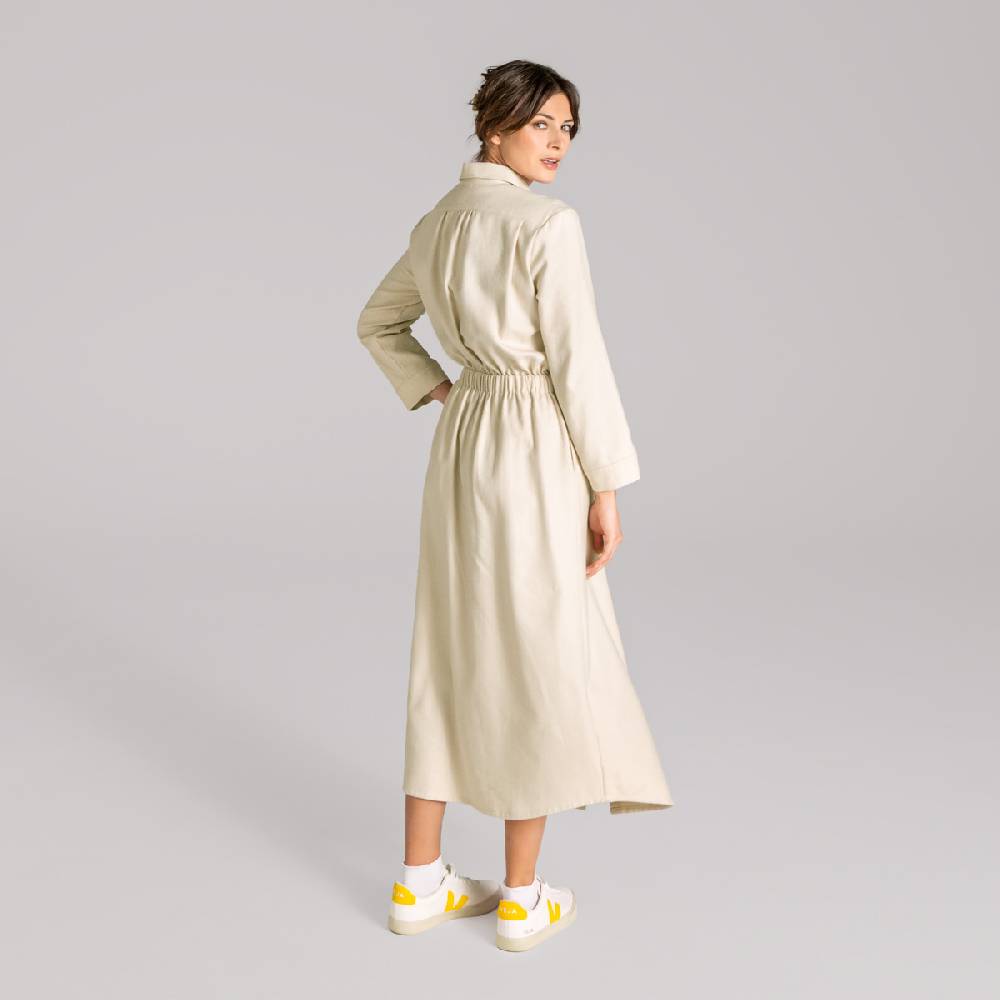 LIVING CRAFTS CHARU - Kleid - Stone Grey Räumungsverkauf