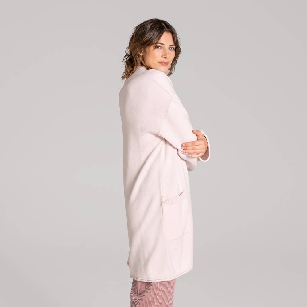 LIVING CRAFTS ANIEK - Strickjacke lang - Nude Nur für heute