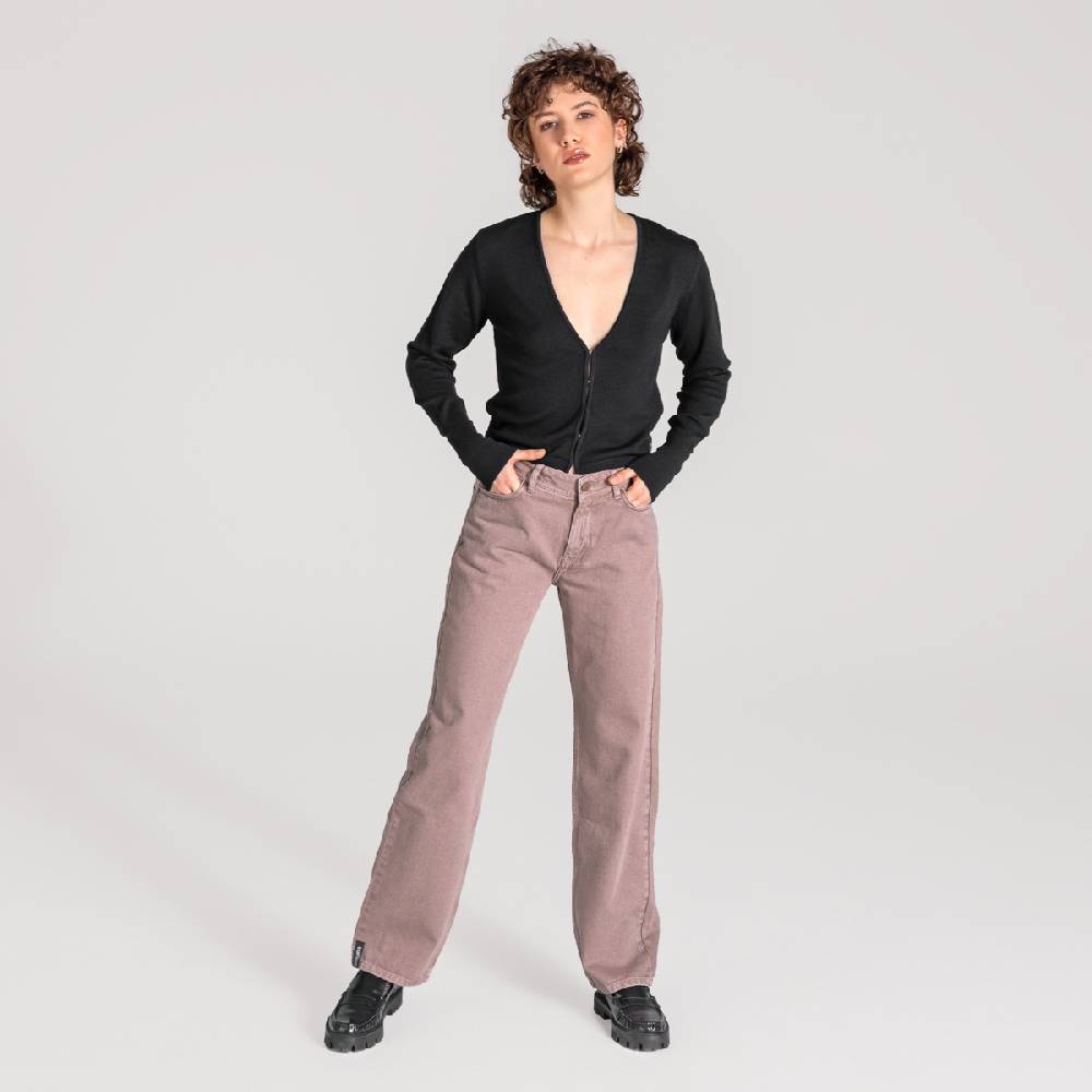 LIVING CRAFTS ALIZEE - Strickjacke - Off Black Sonderangebot der Fabrik