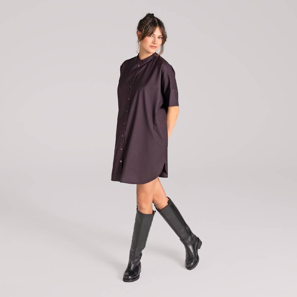 LIVING CRAFTS AEON - Kleid - Aubergine Riesige Rabatte