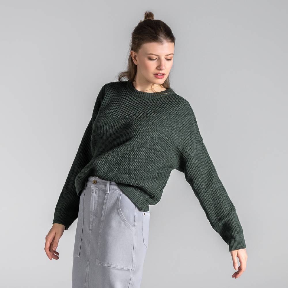 LIVING CRAFTS BEEKE - Pullover - Dark Khaki Begrenztes Angebot