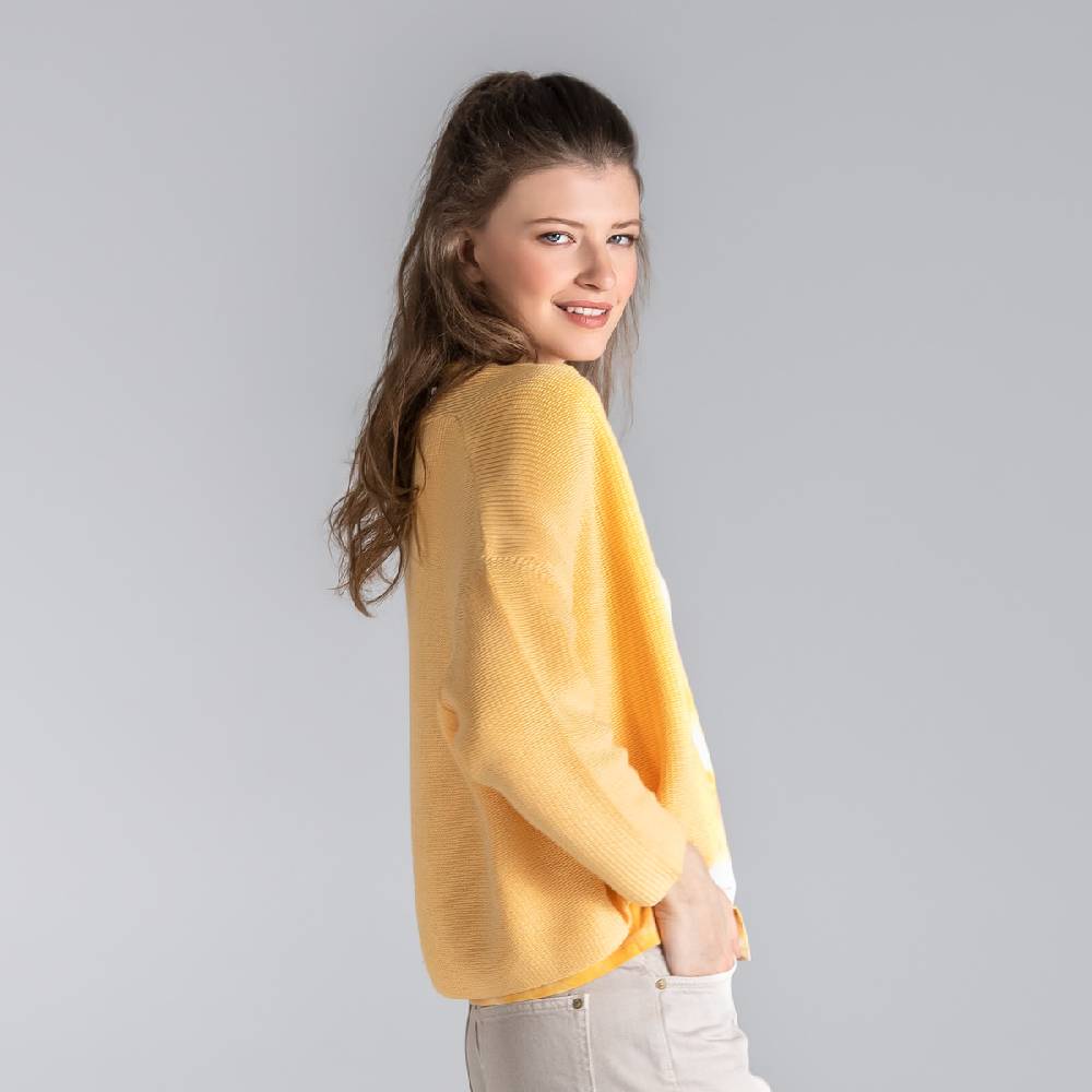 LIVING CRAFTS BINE - Strickjacke - Sunbleached Black Friday